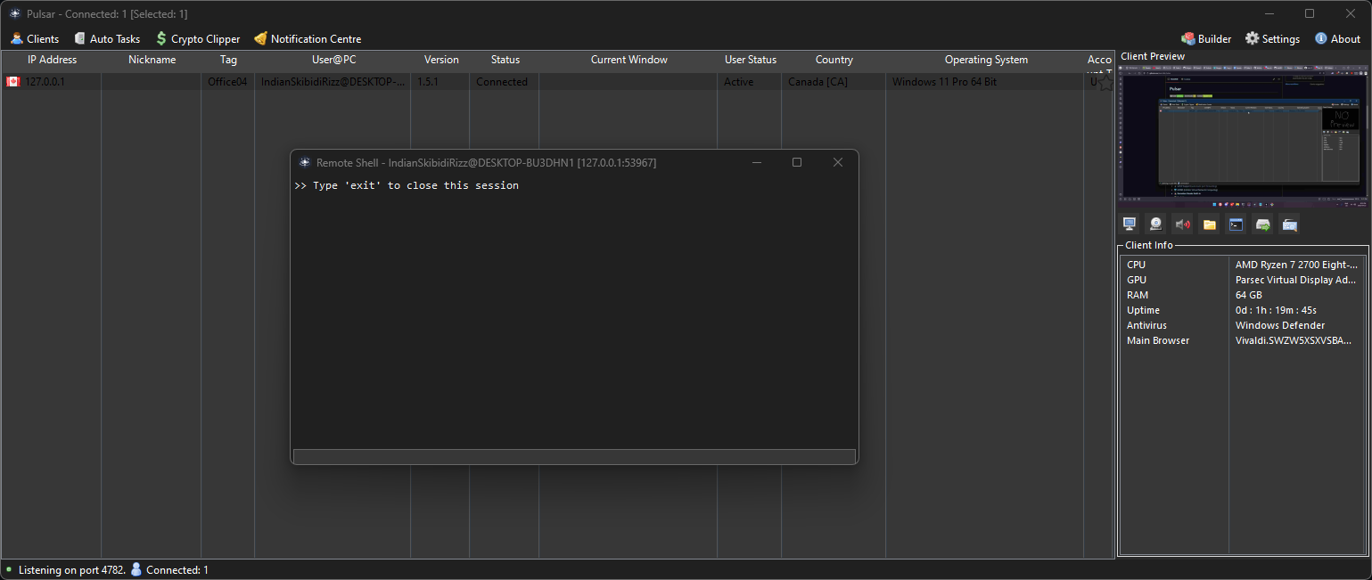 Remote Shell