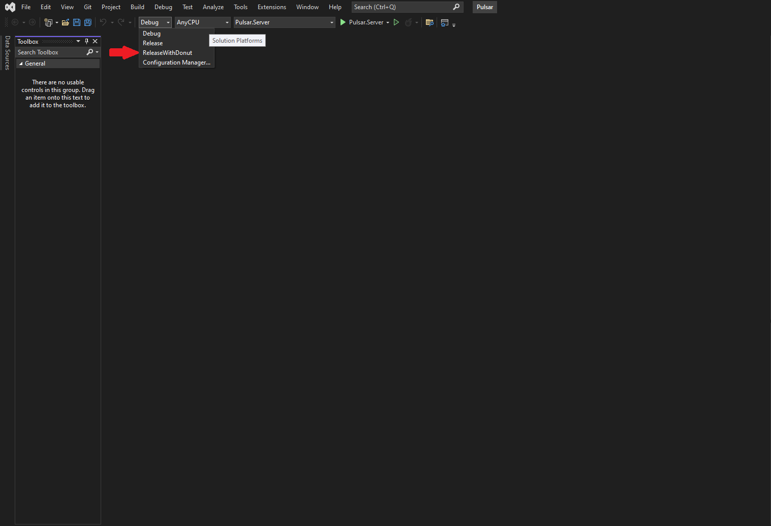 Build with Donut Enabled